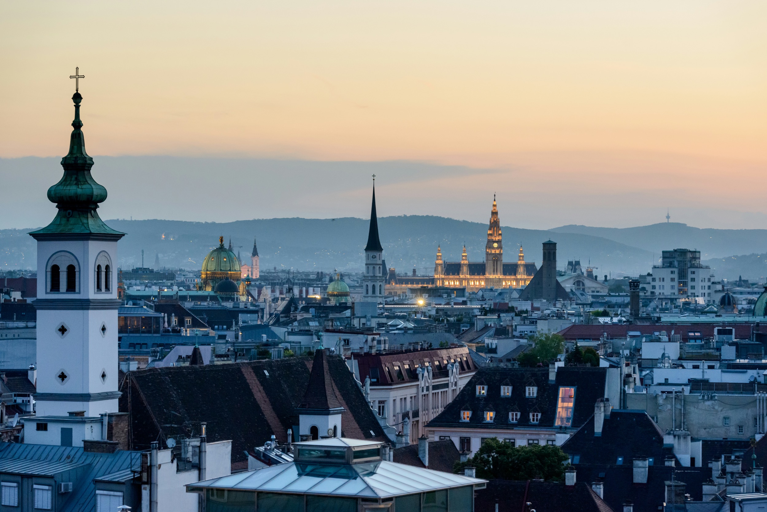 wien sonnenuntergang